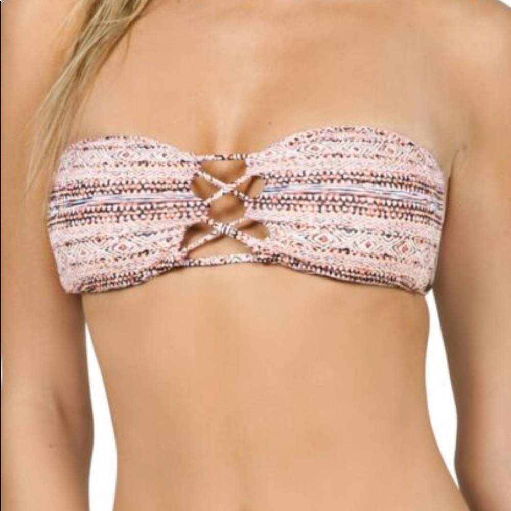 Volcom bikini wild daze bandeau soy NWT SZ.M